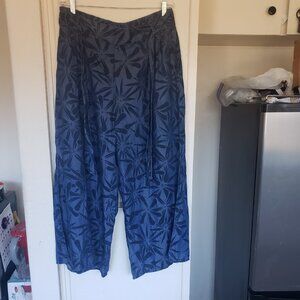 Tanoa Blue Tropical Pants Size 3XL